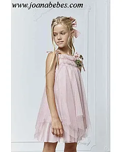 Hortensia maeso vestido pitti tul rosa