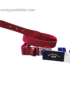 SPAGNOLO CINTURON SARGA ELASTICA ROJO