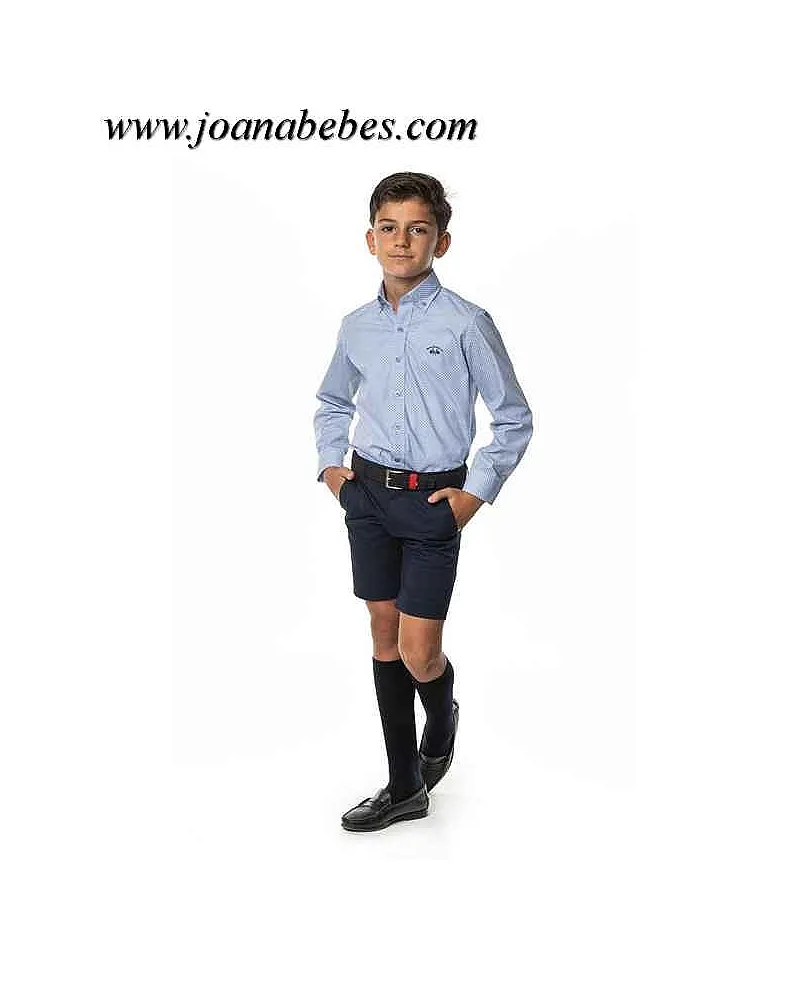 SPAGNOLO CAMISA CUELLO BOTON POPELIN ESTAMPADO 4525 1101