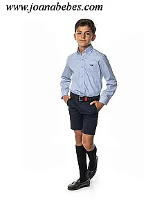 SPAGNOLO CAMISA CUELLO BOTON POPELIN ESTAMPADO 4525 1101