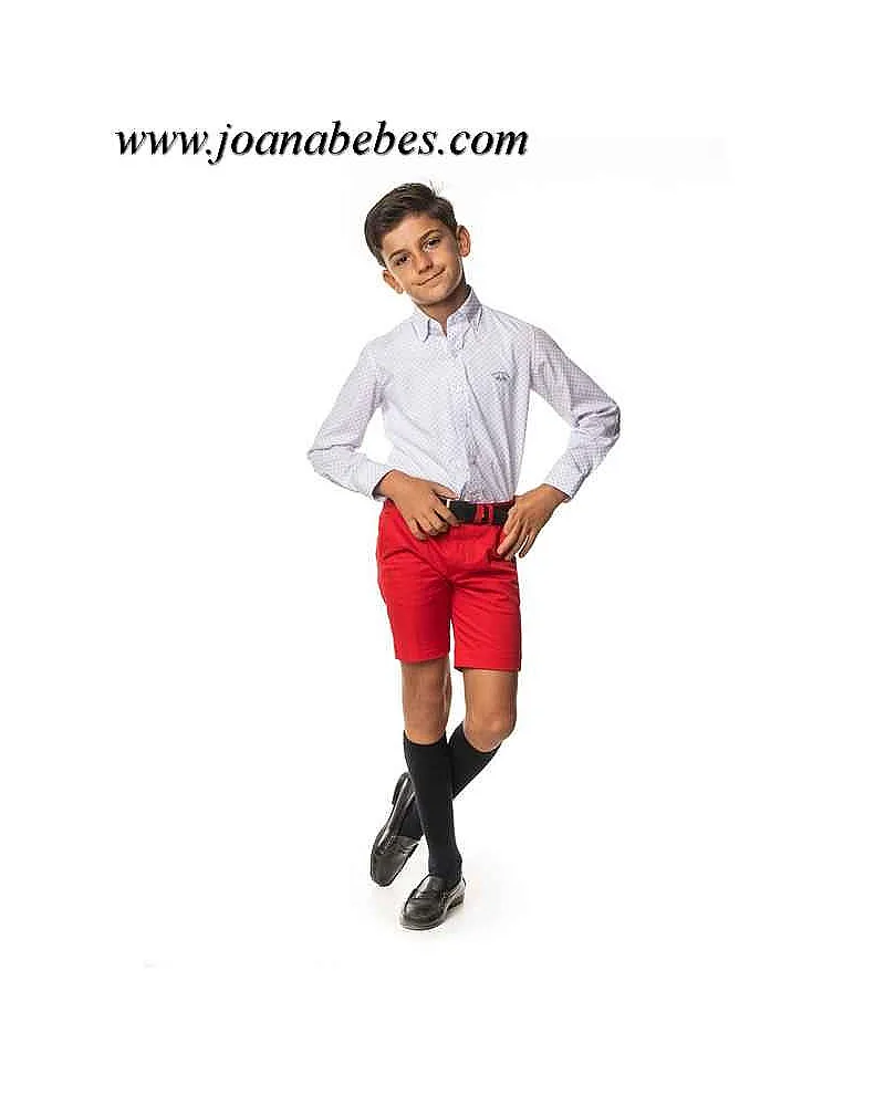 SPAGNOLO CAMISA CUELLO BOTON POPELIN ESTAMPADO 4525 1102