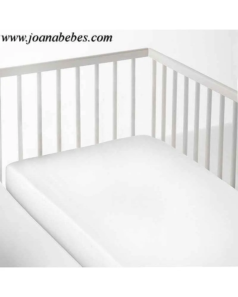 Sabana bajera cuna impermeable y transpirable