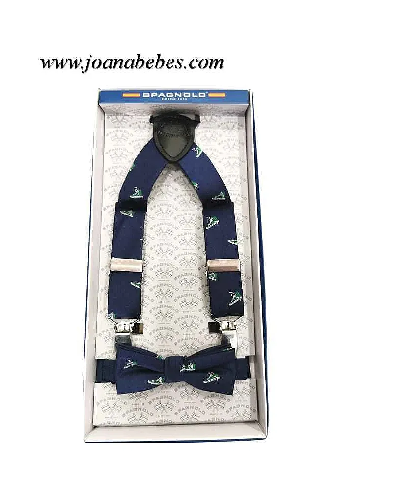 Spagnolo Set tirante + pajarita