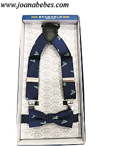 Spagnolo Set tirante + pajarita