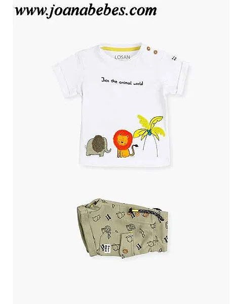 LOSAN CONJUNTO BEBE ALGODON