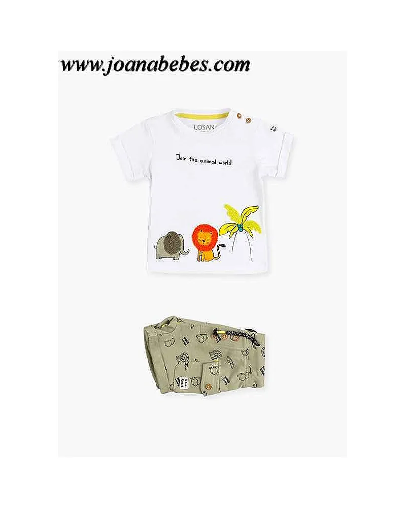 LOSAN CONJUNTO BEBE ALGODON