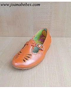 Caminito zapato color naranja (piel)