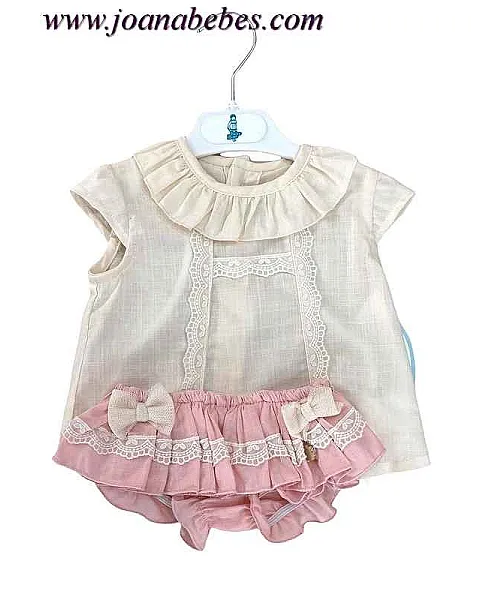 CONJUNTO BLUSA Y CUBRE DULCE NENA