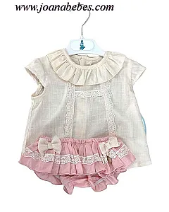 CONJUNTO BLUSA Y CUBRE DULCE NENA