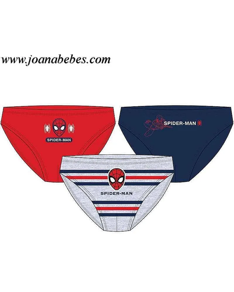 PACK 3 SLIPS SPIDERMAN