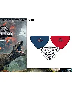 PACK 3 SLIPS JURASSIC WORLD