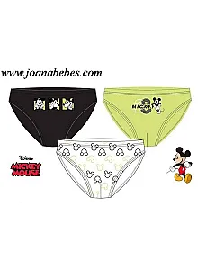 PACK 3 SLIPS MICKEY MOUSE