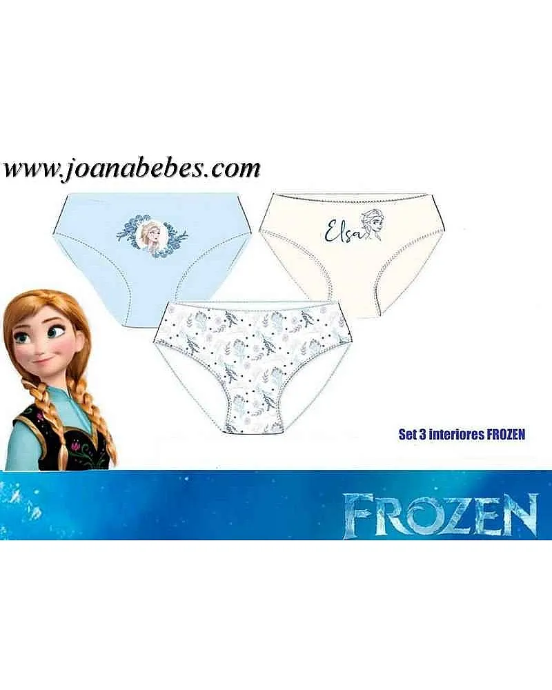PACK 3 BRAGUITAS FROZEN