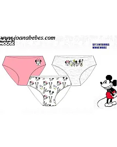 PACK 3 BRAGUITAS MINNIE