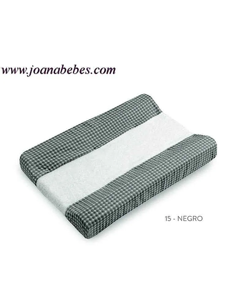 FUNDA CUBREBAÑERA VICHY GRIS
