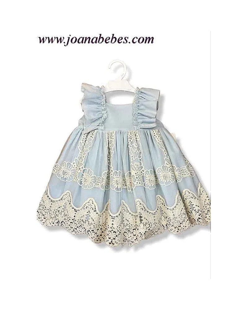 Vestido Ceremonia Celeste Creaciones Copo