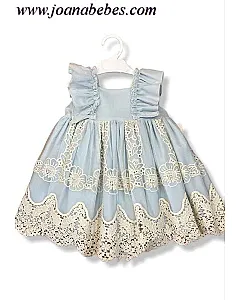 Vestido Ceremonia Celeste Creaciones Copo