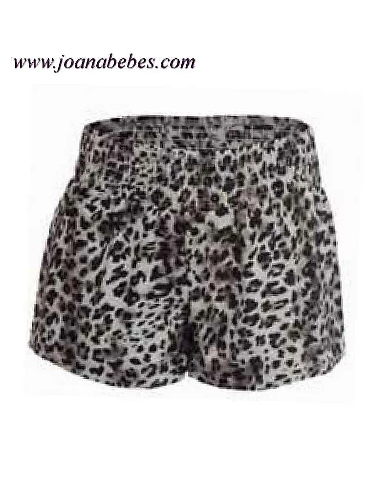 SHORT VISCOSA ANIMAL PRINT