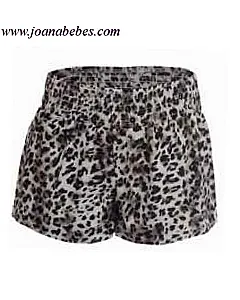 SHORT VISCOSA ANIMAL PRINT