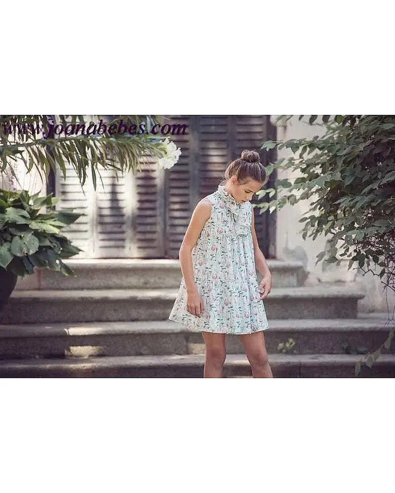 VESTIDO ESTAMPADO BRUSELAS QUERIDA PHILIPPA