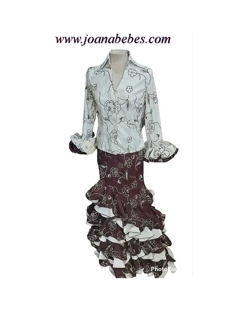 FALDA Y BLUSA BORDADO GITANA