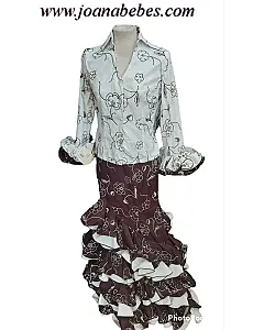 FALDA Y BLUSA BORDADO GITANA