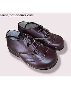 Zapato inglesito marron piel