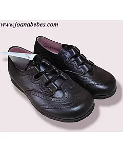 Zapato inglesito marron piel