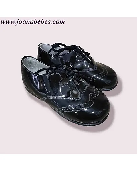 Zapato inglesito charol negro (piel)