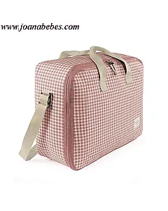 MALETA I LOVE VICHY ROSA