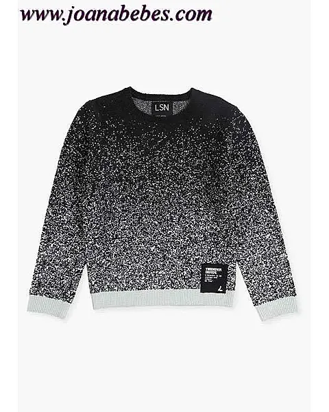 Losan Jersey tricotosa degradado plomo