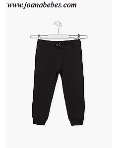 LOSAN PANTALON FELPA PERCHADA NEGRO