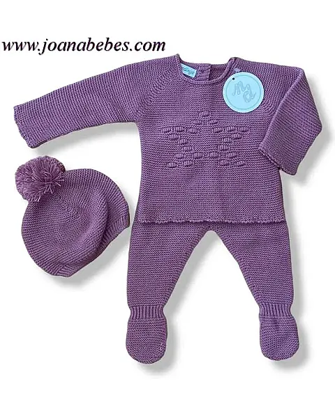 NICO DINGO CONJUNTO BERENJENA