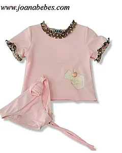 Petit blau Mari Conjunto cupcake