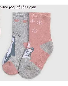 PACK 2 CALCETÍNES BEBÉ TÉRMICO ANTIDESLIZANTE