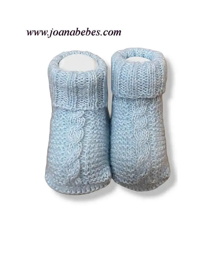 Patuco trenza celeste
