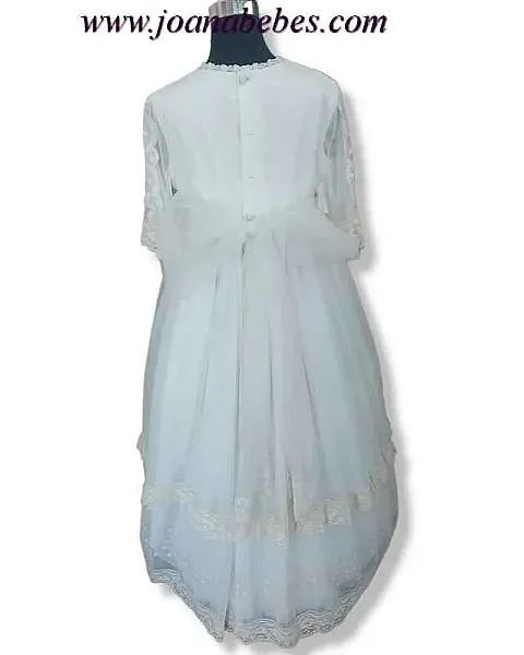 ROYMAT VESTIDO COMUNION Y TOCADO