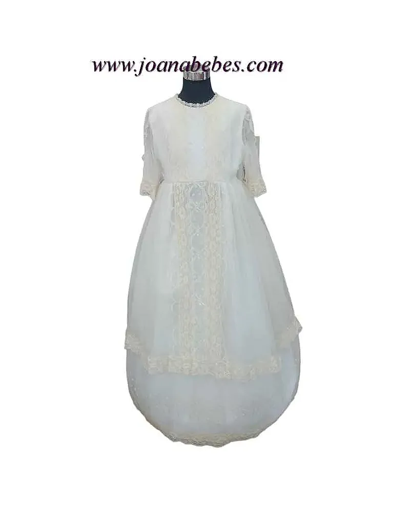 ROYMAT VESTIDO COMUNION Y TOCADO