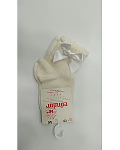 CALCETIN HILO BEBE BEIG