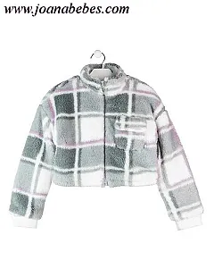 Losan Chaqueta pelo sintetico gris