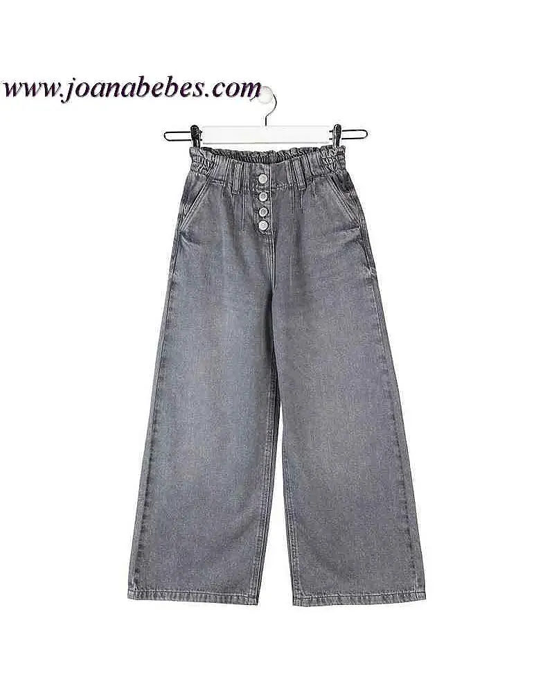 LOSAN PANTALON PALAZO DEMIN GRIS
