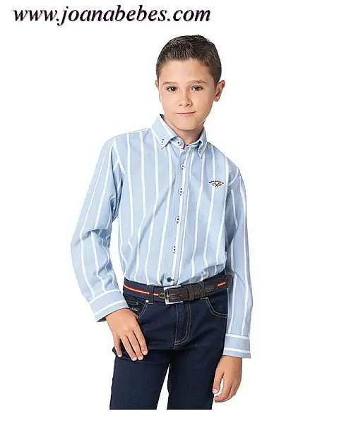 Spagnolo camisa cuello boton oxford