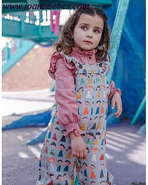 JOSE VARON PETO FELPA MUÑECOS Y BLUSA ROSETTE