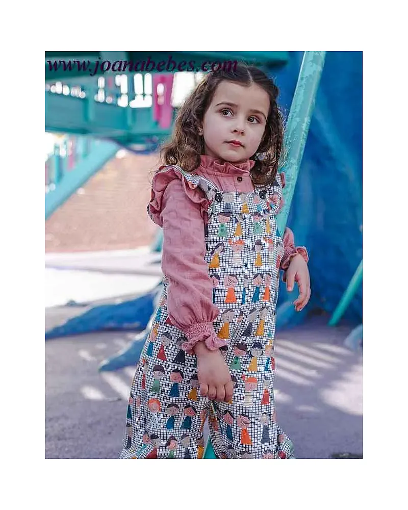 JOSE VARON PETO FELPA MUÑECOS Y BLUSA ROSETTE