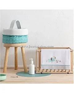 TRIPTICO SABANAS CUNA FRANELA COOL ZOO