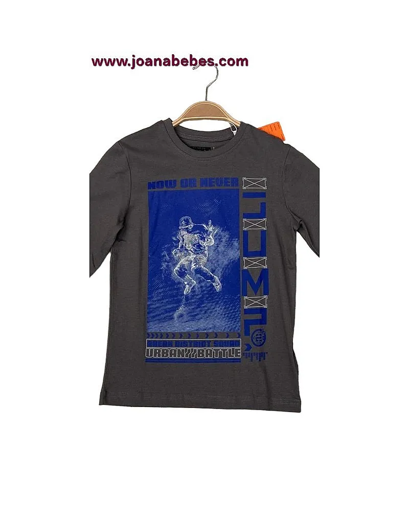 Losan Camiseta gris humo