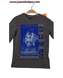 Losan Camiseta gris humo