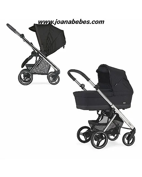 Cochecito Bebecar Duo Pratika Actual Cromado KA310