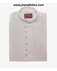CAMISA LINO BEIG