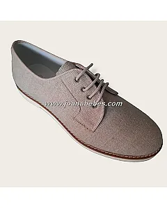 GUXS BLUCHER CEREMONIA LINO TAUPE